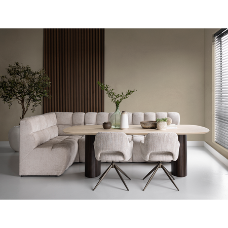Must Living MUST Living eetkamerstoel Dicaprio beige