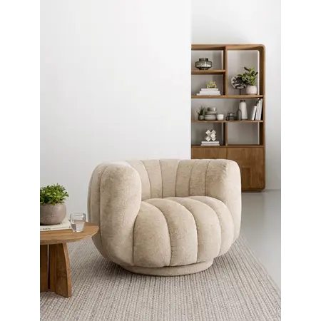 Must Living MUST Living draaifauteuil Mello cream