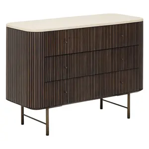 DTP Home dressoir Maroon, 3 laden