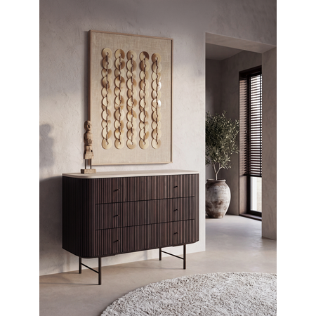DTP Home DTP Home dressoir Maroon, 3 laden