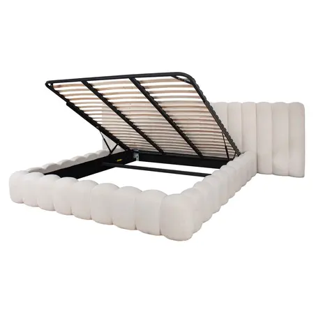 Richmond Interiors Richmond gestoffeerd bed Cupidon cream 180x210 cm