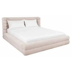 Richmond Interiors Richmond gestoffeerd bed Obidis natural 180x210 cm
