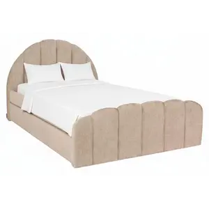 Richmond Interiors Richmond gestoffeerd bed Pixie clay 120x200 cm