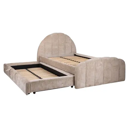 Richmond Interiors Richmond gestoffeerd bed Pixie clay 120x200 cm
