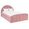 Richmond Interiors Richmond gestoffeerd bed Pixie rosewood 120x200 cm
