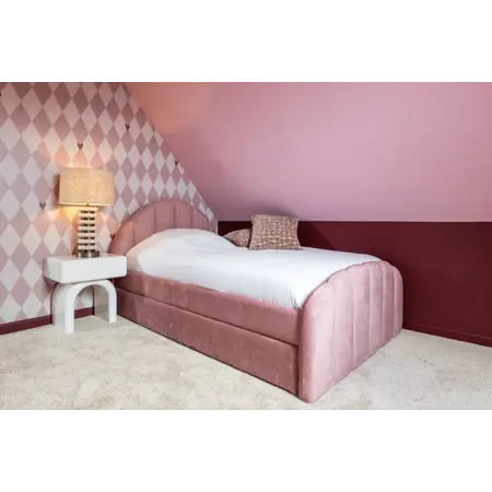 Richmond Interiors Richmond gestoffeerd bed Pixie rosewood 120x200 cm