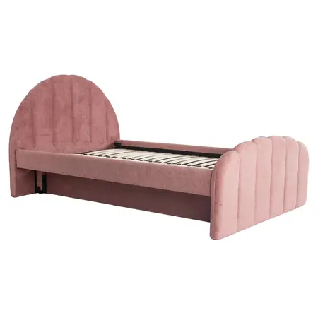 Richmond Interiors Richmond gestoffeerd bed Pixie rosewood 120x200 cm