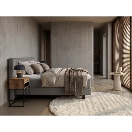 Boxspring Giulia boas taupe 180x210 cm