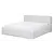 Gestoffeerd bed Lucca ados naturel 180x200 cm