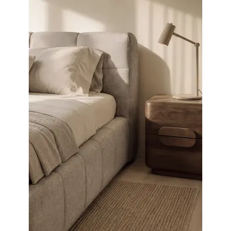 So True by Troubadour Gestoffeerd bed Lucca ados naturel 180x200 cm