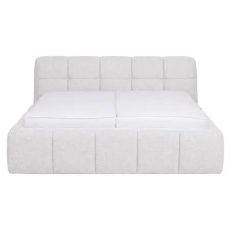 Gestoffeerd bed Lucca ados naturel 180x200 cm