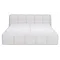 Gestoffeerd bed Lucca ados naturel 180x200 cm