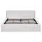 Gestoffeerd bed Lucca ados naturel 180x200 cm
