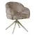 Eetkamerstoel Lio taupe met beige frame