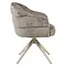 Eetkamerstoel Lio taupe met beige frame
