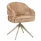 Eetkamerstoel Lio kaneel met beige frame