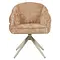 Eetkamerstoel Lio kaneel met beige frame