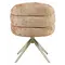 Eetkamerstoel Lio kaneel met beige frame