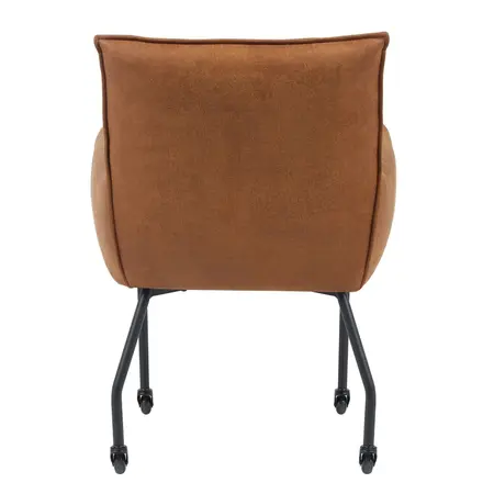 Eetkamerstoel Enrico bull camel 09