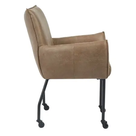 Eetkamerstoel Enrico bull almond 82