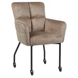 Eetkamerstoel Enzo velvet taupe