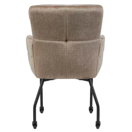 Eetkamerstoel Enzo velvet taupe