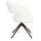Eetkamerstoel Luca naturel met anodic brown frame
