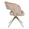 Eetkamerstoel Luca kaneel met beige frame