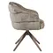 Eetkamerstoel Lio taupe met anodic brown frame