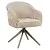 Eetkamerstoel Lio beige met anodic brown frame
