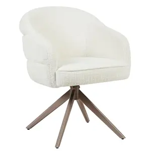 Eetkamerstoel Lio naturel met anodic brown frame