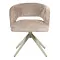 Eetkamerstoel Luca beige met beige frame