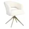 Eetkamerstoel Luca naturel met beige frame