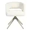 Eetkamerstoel Luca naturel met beige frame