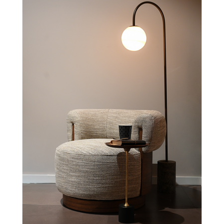 Eleonora Eleonora draaifauteuil Nila taupe