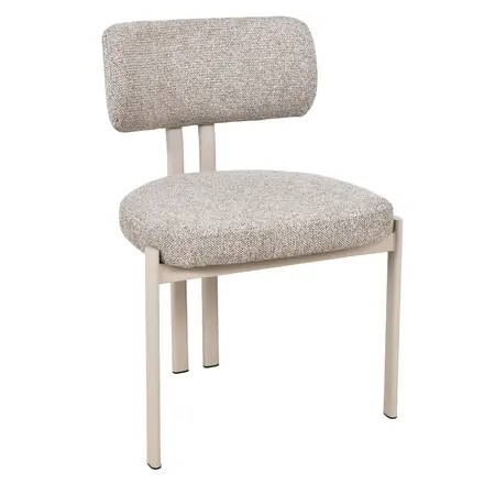 So True by Troubadour Eetkamerstoel Kai zand met beige frame