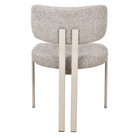 So True by Troubadour Eetkamerstoel Kai zand met beige frame