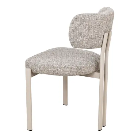 So True by Troubadour Eetkamerstoel Kai zand met beige frame