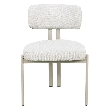 So True by Troubadour Eetkamerstoel Kai naturel met beige frame