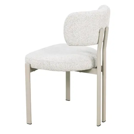 So True by Troubadour Eetkamerstoel Kai naturel met beige frame