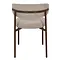 So True by Troubadour Eetkamerstoel Ryo zand met walnoot frame