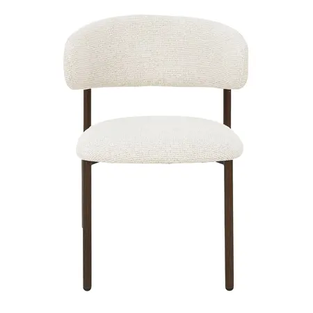 So True by Troubadour Eetkamerstoel Ryo naturel met walnoot frame
