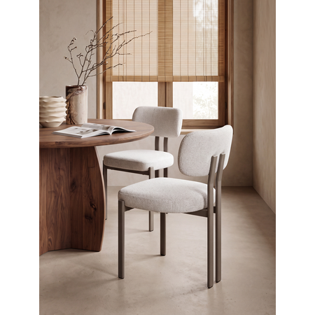 So True by Troubadour Eetkamerstoel Kai naturel met anodic brown frame