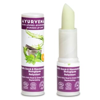 Mani Bhadra Ayurvenat basilicum & mandarijn lippenbalsem BIO