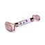 Massage Roller - 14 cm - Roze - Rozenkwarts