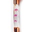 Massage Roller - 14 cm - Roze - Rozenkwarts