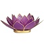 Mani Bhadra Lotus Sfeerlicht Lila  Goudrand