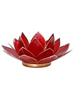 Mani Bhadra Lotus Sfeerlicht Rood 1e Chakra Goudrand