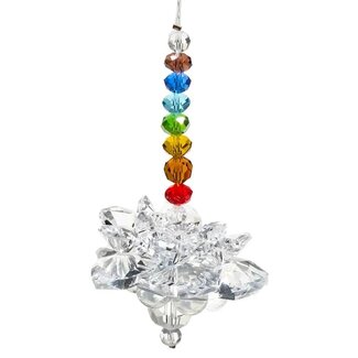 Yogi & Yogini  Feng Shui Lotus met Chakra  Ketting