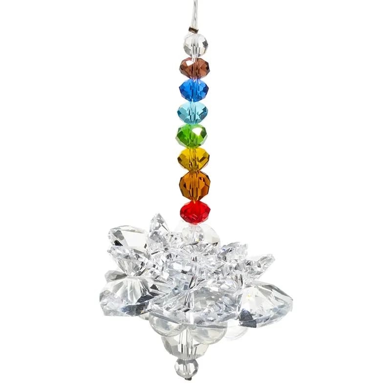 Kristallen Lotus bloemen: Crystal Glass/Kristal Glas: Zhu's Import